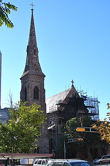 The diocese of Camden (cathedral pictured) was erected in 1938 with Bartholomew J. Eustace (454) as its first bishop. Camden NJ Immaculate Conception.JPG