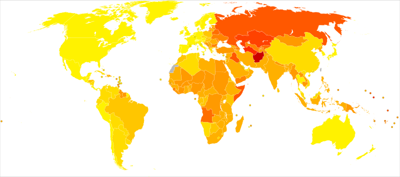 File:Cardiovascular diseases world map - DALY - WHO2004.svg