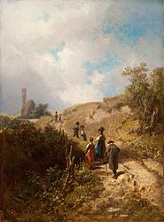 Der Weg zur Kirche 1862