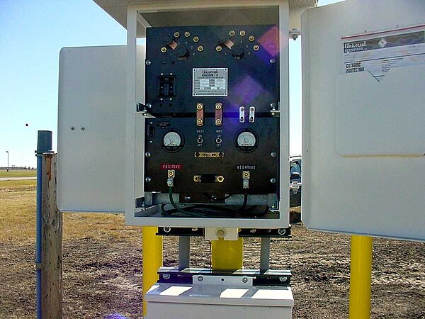 Electrical panel for a cathodic protection system