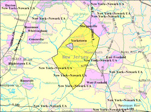 Census Bureau map of Manalapan Township, New Jersey Interactive map of Manalapan Township, New Jersey