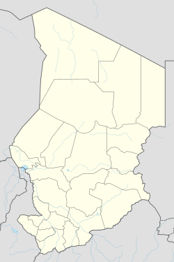 恩賈梅納在乍得的位置