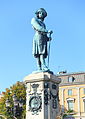 Bronce Charles XI - un monumento en Karlskrona