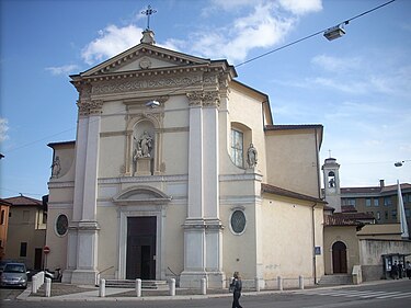 Facade of the church Chiesa degli Scalzi.jpg