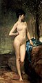 ジュール・ジョゼフ・ルフェーブル『クロエ』1875年。油彩、キャンバス、260 cm × 139 cm。ヤング・アンド・ジャクソンホテル（英語版）[286]。