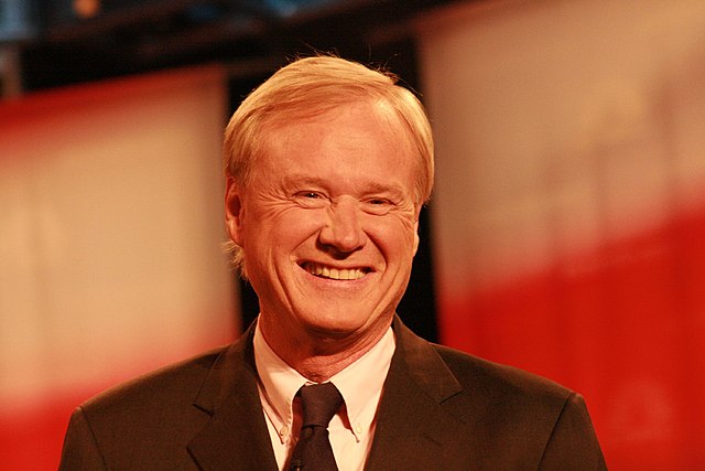 News anchor Chris Matthews made his first guest appearance in the series.