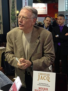 Christian Jacq French author and Egyptologist