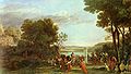 1653 English: Claude Lorrain - Worship of the Golden Calf Deutsch: Claude Lorrain - Landschaft mit der Anbetung des goldenen Kalbes