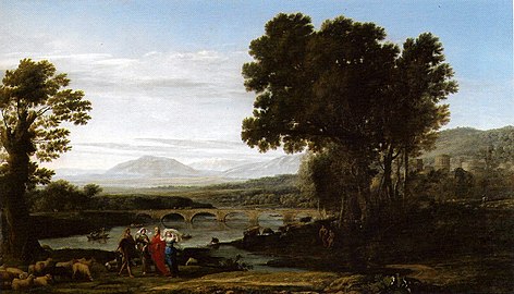 Paysage avec Jacob, Laban et ses filles, Petworth House