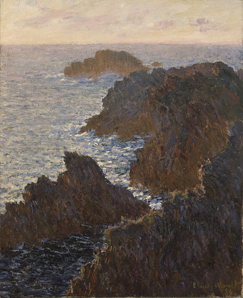 File:Claude Monet - Rocks at Belle-Isle, Port-Domois - 218-1975 - Saint Louis Art Museum.jpg