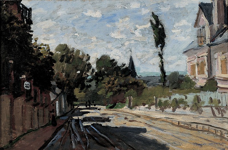 File:Claude Monet - Village Street, ca. 1869-71, Dixon Gallery.jpg