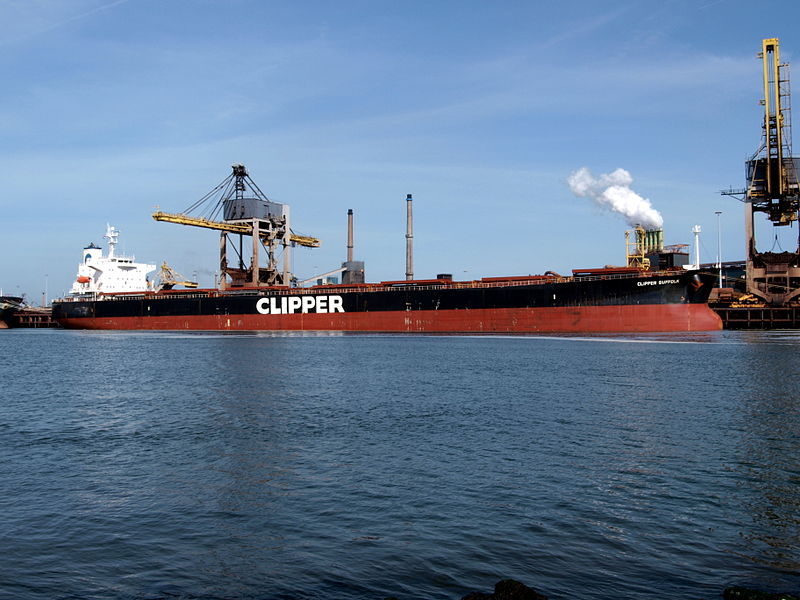 File:Clipper Suffolk - IMO 9331397 - Callsign 3FCY9 - at the Hoogovens, IJmuiden, Port of Amsterdam p4.JPG