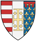 Endre, calabriai herceg címere (1342-1345)