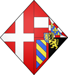 Coat of arms of Margaret of Austria (countess of Burgundy).svg
