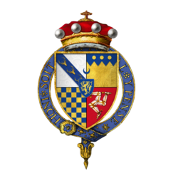 Coat of arms of Sir Edward Stanley, 1st Baron Monteagle, KG
