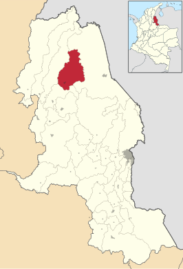Locatie van El Tarra