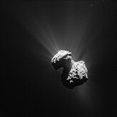 Вид на комету з борту «Розетти» 07.07.2015