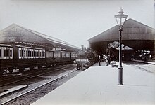 Crewe station around 1900.