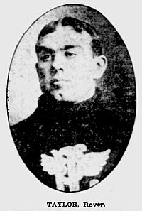 Cyclone Taylor, here with the Portage Lakes Hockey Club, sometimes played as a rover during his career. Cyclone Taylor, Portage Lakes Hockey Club.jpg