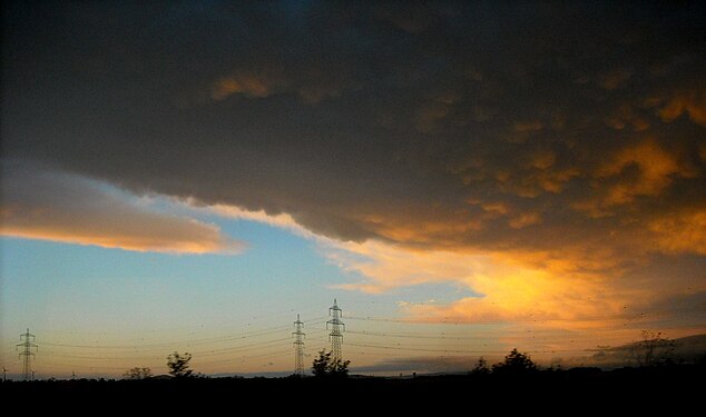 Cyclone in lower Austria