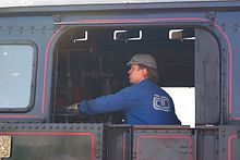 Czech steam locomotive driver Czech locomotive driver.jpg