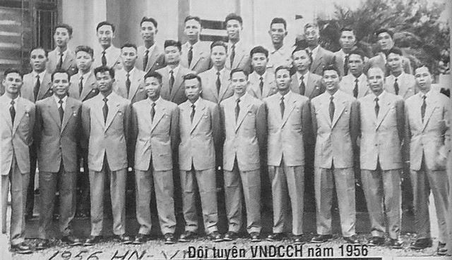 The North Vietnam team in 1956.