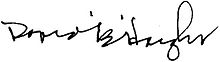 Signature de David B. Haight