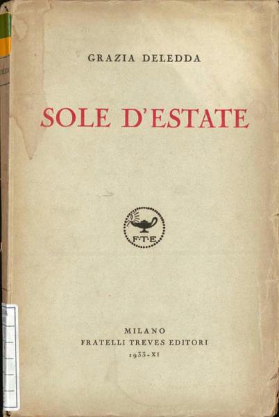 File:Deledda - Sole d'estate, 1933.djvu