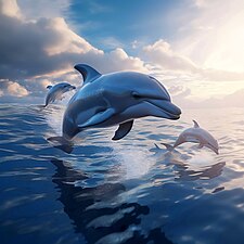 Dolphins enjoying the day...prompt Sergio Valle Duarte