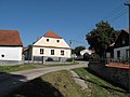 Čeština: Domy v Borečnici. Okres Písek. English: Houses in Borečnice village, Písek District, Czech Republic.