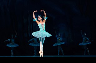 La danseuse Susan Bello durant une représentation du ballet Don Quichotte, au théâtre Teresa-Carreño, à Caracas, en 2013. (définition réelle 3 204 × 2 102)