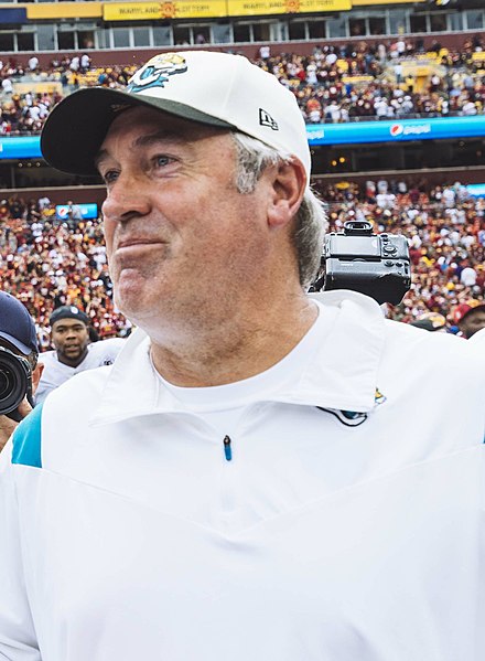 Doug Pederson is the current head coach of the Jacksonville Jaguars since 2022