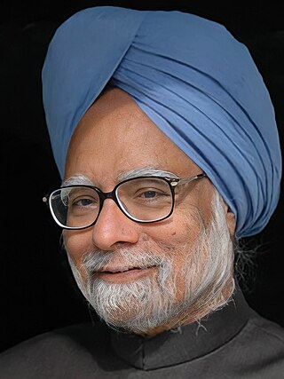 <span class="mw-page-title-main">Manmohan Singh</span> Prime Minister of India from 2004 to 2014