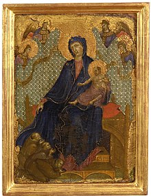 Duccio di Buoninsegna, Madona franciscanilor