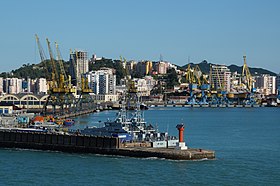 Durres harbor from the sea.jpg