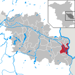 Eisenhüttenstadt - Carte