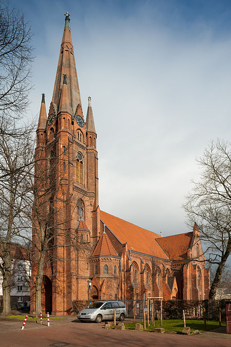 Erloeserkirche church Allerweg Linden Sued Hannover Germany