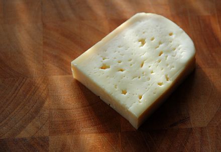 Esrom cheese. Denmark produce some excellent cheese and dairy products.