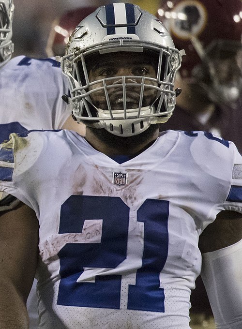 First-round running back Ezekiel Elliott, taken 4th overall by Dallas, is a three-time Pro-Bowler, two-time All-Pro, and led the league in rushing twi