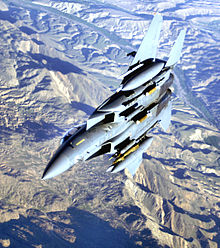 F-15E of the 336th Expeditionary Fighter Squadron over Afghanistan F-15E of the 336th Expeditionary Fighter Squadron over Afghanistan.jpg