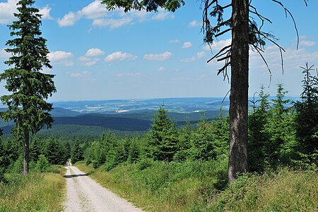 Fichtelberg Abstieg