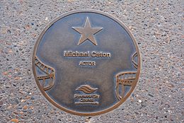 Caton's plaque at the Australian Film Walk of Fame, Ritz Cinema, Randwick, Sydney Film Walk of Fame Ritz Cinema Sydney 030.JPG