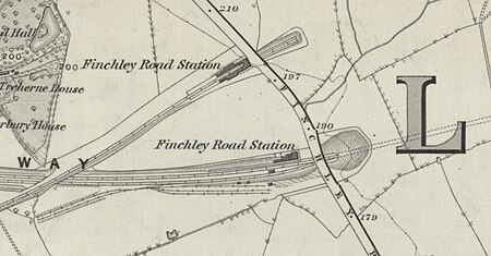 Finchley Road stations, 1870