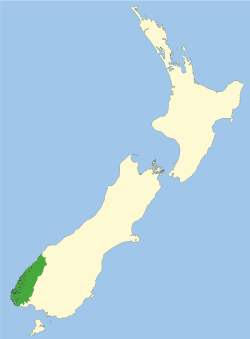 Parco nazionale del Fiordland - Localizzazione