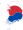 Flag-map of South Korea.svg