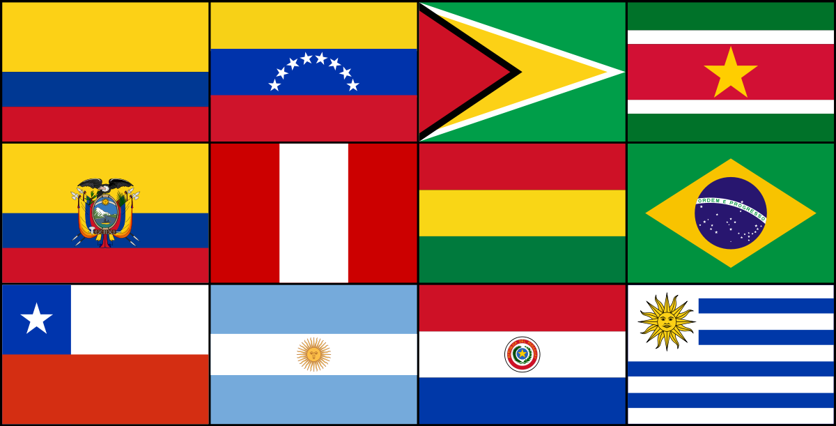 Ficheiro:Flag of the Union of South American Nations.svg – Wikipédia, a  enciclopédia livre