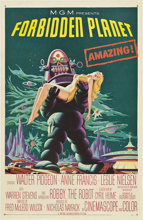 Cyril Hume wrote science fiction film Forbidden Planet in 1956.