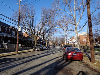 The intersection of Fort Davis St and S St, SE, December 2017 Fort Davis St & S St, SE Fort Davis Neighborhood Washington, DC.jpg