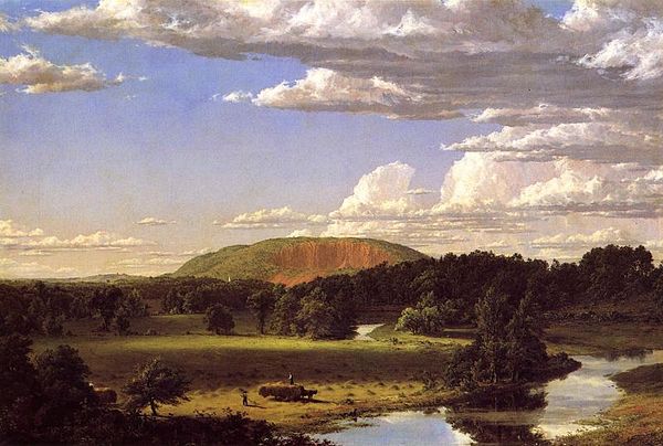 West Rock, New Haven by Frederic Edwin Church, 1849