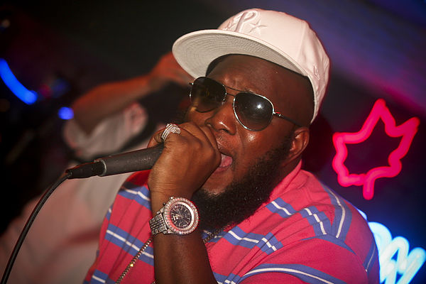 Freeway performing in Wilmington, Delaware in July 2008.